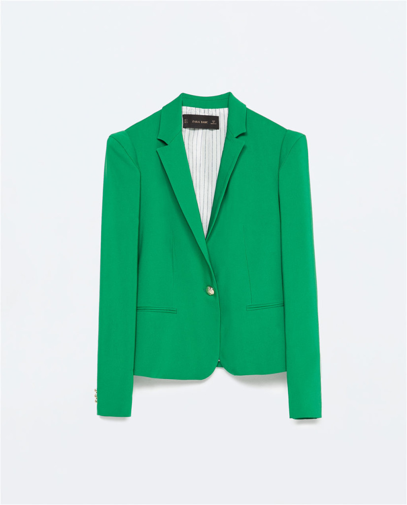 Zara- Green Blazer