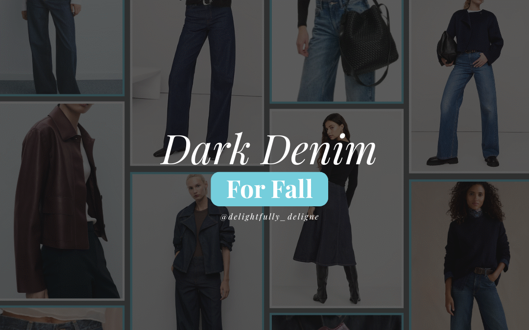4 Ways to Wear Dark Denim This Season
