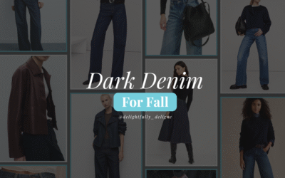 4 Ways to Wear Dark Denim This Season