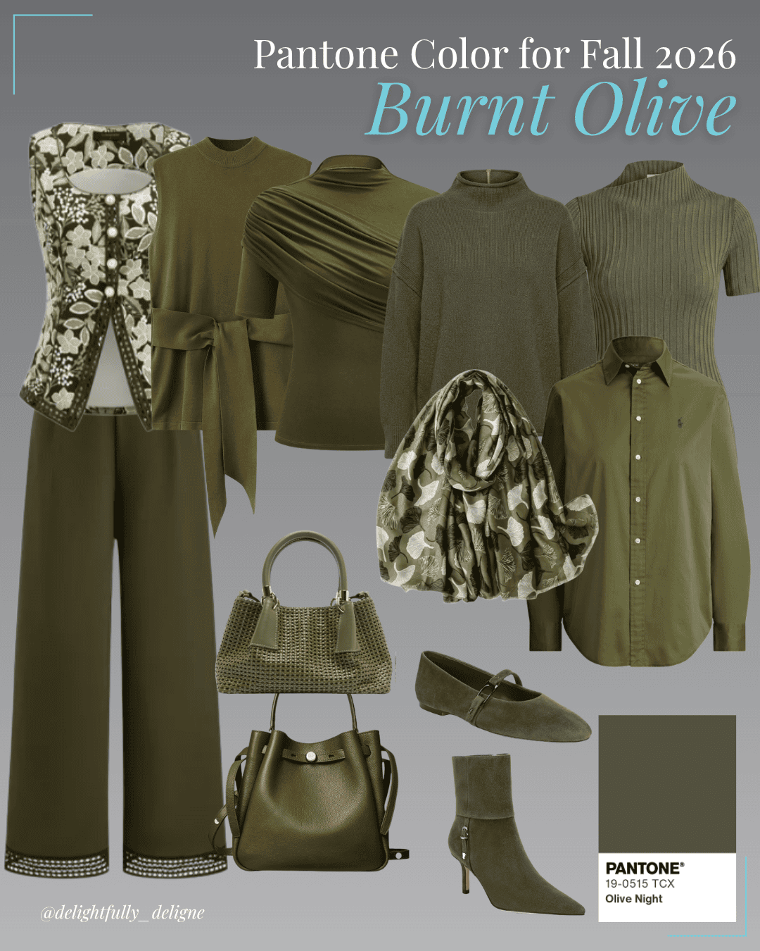 antone Fall/Winter 2026–2027 Items in All Aboard Pantone Fall/Winter 2026–2027 Items in Burnt Olive