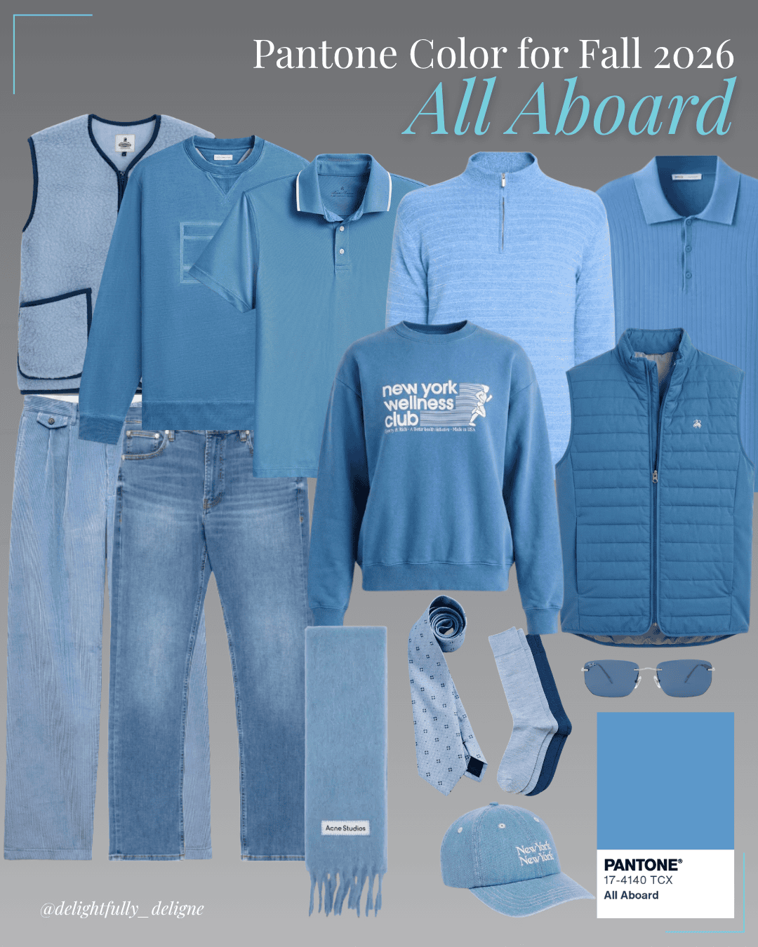 All Aboard Pantone Fall 2026 For Men