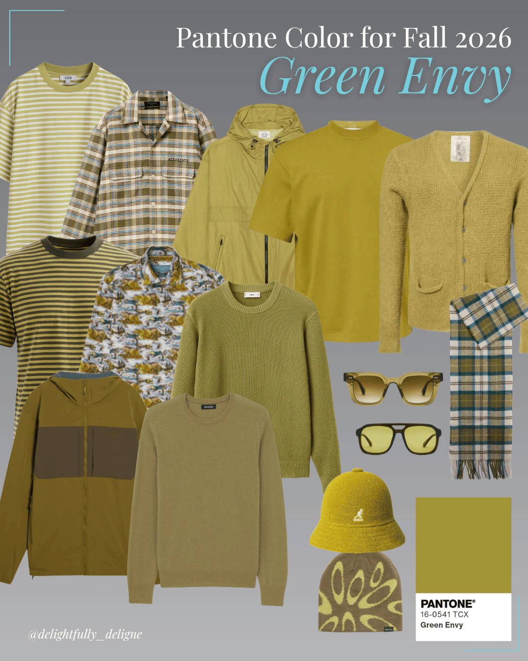 Green Envy Pantone Fall Color For Men