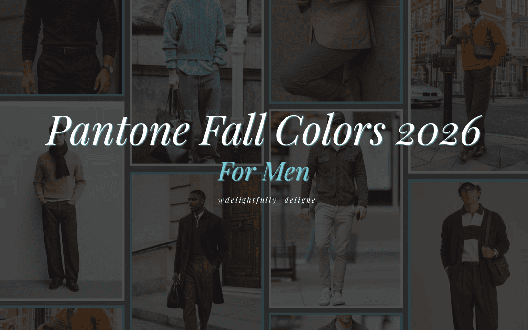 Men Pantone Fall Colors 2026