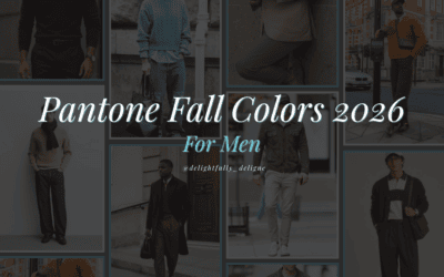 The Pantone Fall/Winter 2026–2027 Colors for Men to Know Now